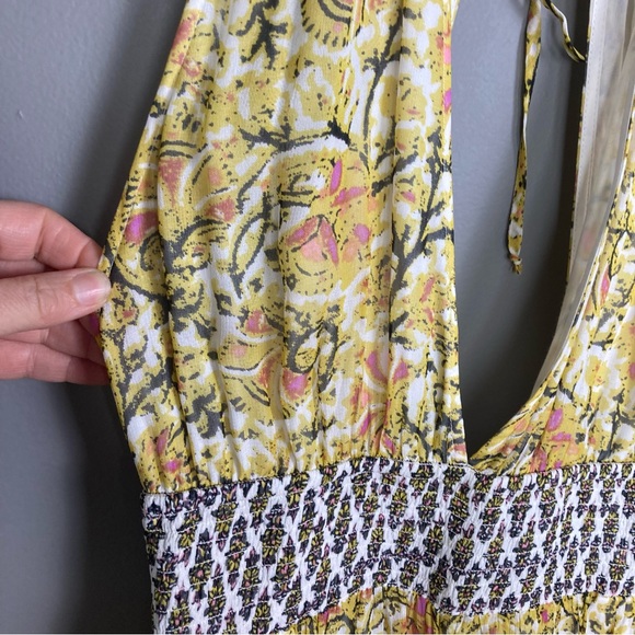 Free People jumpsuit XS Maria NWT REVOLVE soft yellow white breathable gauzy - Picture 5 of 10